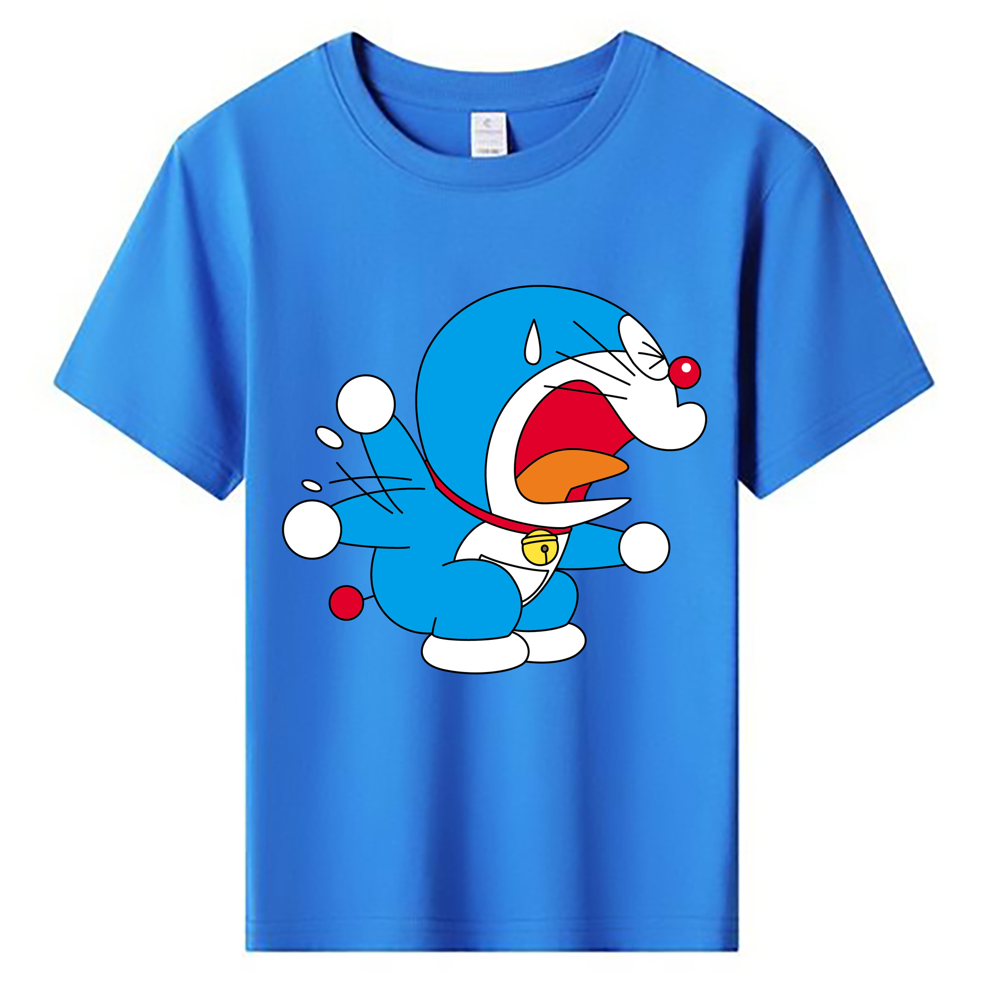 （画像用） ドラえもん Doraemon 綿100％キッズTシャツ（フロントプリント）